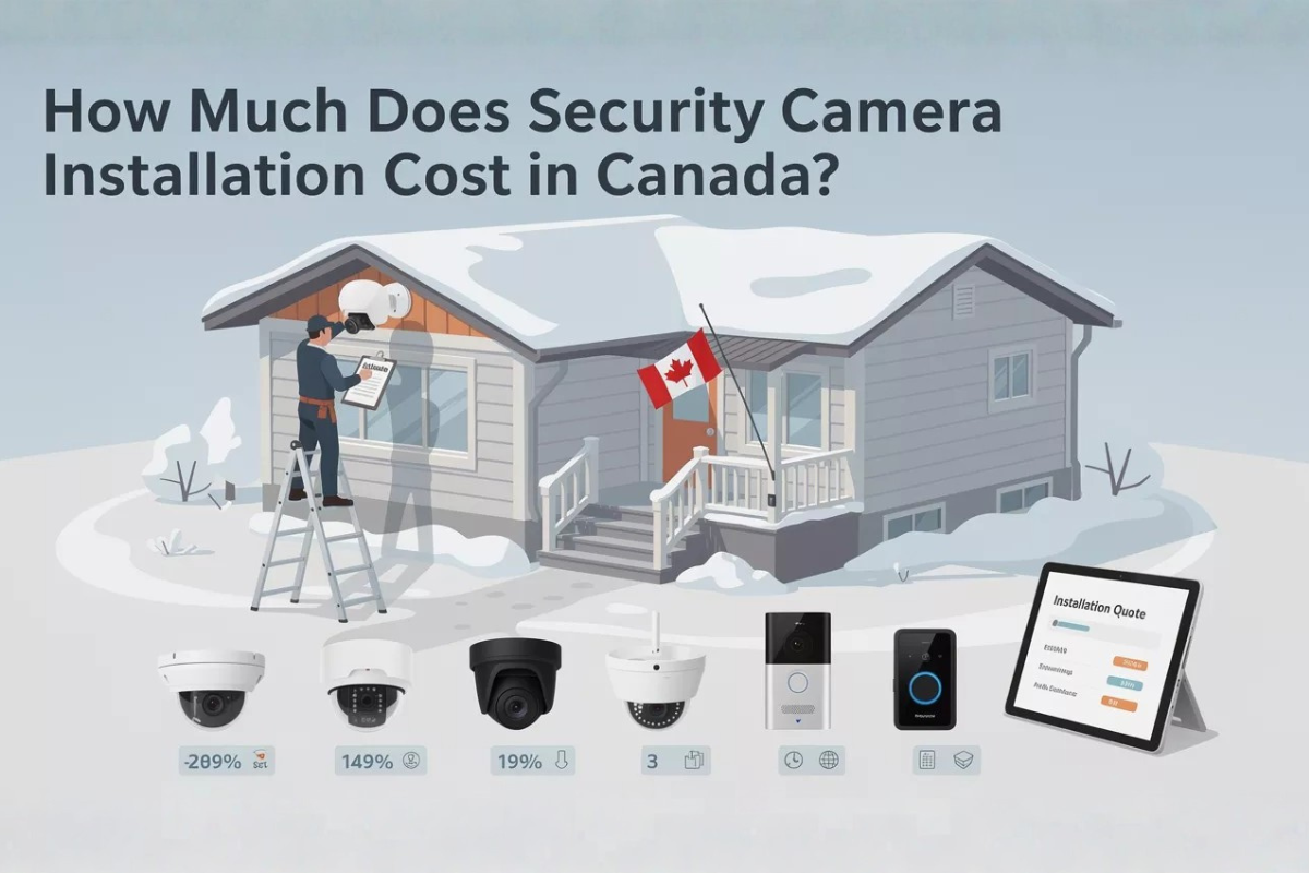 security camera installation cost